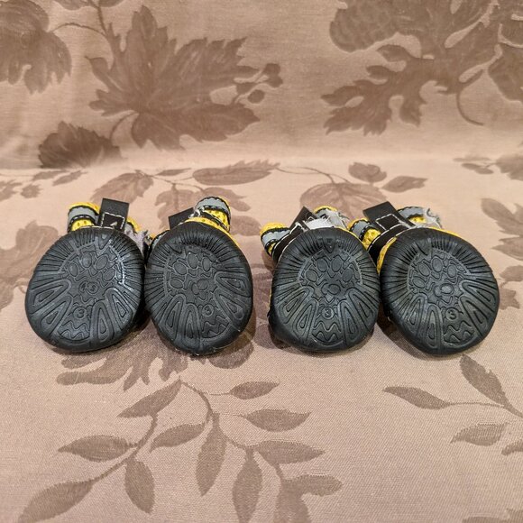 ACL Yellow and Black Dog Shoes, Size 3, EUC! - Picture 4 of 7